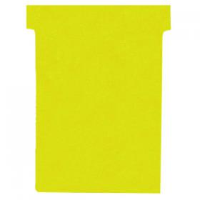 Nobo T-Card Size 2 48 x 85mm Yellow (Pack of 100) 2002004 NB38904