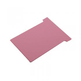 Nobo T-Card Size 2 48 x 85mm Pink (100 Pack) 32938905 NB38905