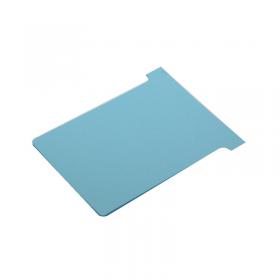 Nobo T-Card Size 2 48 x 85mm Light Blue (100 Pack) 2002006 NB38908