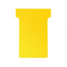 Nobo T-Card Size 3 80 x 120mm Yellow (100 Pack) 2003004 NB38915