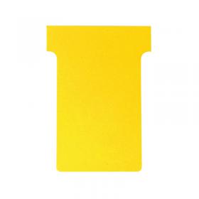 Nobo T-Card Size 3 80x120mm Yellow Pack of 100 2003004 NB38915