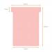 Nobo T-Card Size 3 80 x 120mm Pink (Pack of 100) 2003008 NB38916