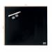 Nobo Diamond Glass Magnetic Whiteboard 300x300mm Black 1903950 NB41973