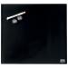 Nobo Diamond Glass Magnetic Whiteboard 300x300mm Black 1903950 NB41973
