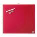 Nobo Diamond Glass Magnetic Whiteboard 300x300mm Red 1903954 NB41981