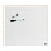 Nobo Small Magnetic Glass Whiteboard Tile 300x300mm White 1903956 NB41985