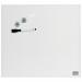 Nobo Small Magnetic Glass Whiteboard Tile 300x300mm White 1903956 NB41985