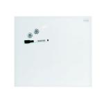Nobo Small Magnetic Glass Whiteboard Tile 300x300mm White 1903956 NB41985