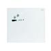 Nobo Small Magnetic Glass Whiteboard Tile 300x300mm White 1903956