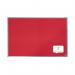 Nobo Essence Felt Notice Board 900 x 600mm Red 1904066 NB44309