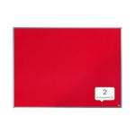 Nobo Essence Felt Notice Board 1200 x 900mm Red 1904067 NB44310