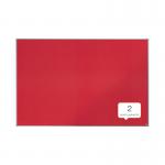 Nobo Essence Felt Notice Board 1800x1200mm Red 1904068 NB44311