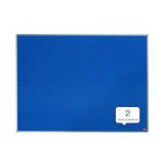 Nobo Essence Felt Notice Board 1200 x 900mm Blue 1904071 NB44314
