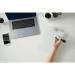 Nobo Desktop Dry Erase Glass Surface Whiteboard Easel 216x297 1905173 NB50193