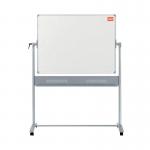 Nobo Basic Melamine Mobile Whiteboard 1200 x 900mm 1905239 NB50517
