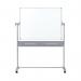 Nobo Basic Melamine Mobile Whiteboard 1500 x 1200mm 1905240 NB50518