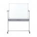 Nobo Basic Melamine Mobile Whiteboard 1500 x 1200mm 1905240 NB50518