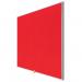 Nobo Widescreen 40inch Red Felt Noticeboard 890x500mm 1905311 NB52296