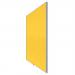 Nobo Widescreen 55inch Yellow Felt Noticeboard 1220x690mm 1905320 NB52305
