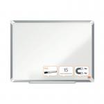 Nobo Premium Plus Steel Magnetic Whiteboard 600 x 450mm 1915154 NB60826