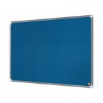 Nobo Premium Plus Felt Notice Board 600 x 450mm Blue 1915187 NB60859