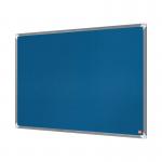 Nobo Premium Plus Felt Notice Board 600 x 450mm Blue 1915187 NB60859