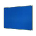 Nobo Premium Plus Felt Notice Board 900 x 600mm Blue 1915188 NB60860