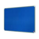 Nobo Premium Plus Felt Notice Board 1800 x 1200mm Blue 1915192 NB60864