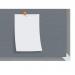 Nobo Premium Plus Felt Notice Board 600 x 450mm Grey 1915194 NB60866
