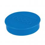 Nobo Whiteboard Magnets 38mm Blue (Pack of 10) 1915313 NB61135