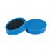 Nobo Whiteboard Magnets 38mm Blue (Pack of 10) 1915313 NB61135