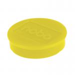 Nobo Whiteboard Magnets 38mm Yellow (10 Pack) 1915316 NB61138