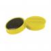 Nobo Whiteboard Magnets 38mm Yellow (10 Pack) 1915316 NB61138