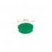 Nobo Whiteboard Magnets 38mm Green (Pack of 10) 1915317 NB61139