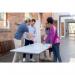 Nobo Move and Meet WhiteboardNoticeboard Collaboration System with Base 1915569 NB62059