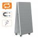 Nobo Move and Meet Whiteboard/Noticeboard Collaboration System with Base 1915569 NB62059