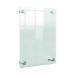 Nobo A5 Acrylic Wall Mounted Poster Frame Clear 1915592 NB62082