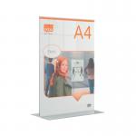 Nobo A4 Counter Top Acrylic Freestanding Poster Frame Clear 1915594 NB62084