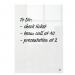 Nobo A4 Transparent Acrylic Mini Whiteboard Desktop Notepad 1915611 NB62101