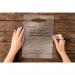 Nobo A4 Transparent Acrylic Mini Whiteboard Desktop Notepad 1915613 NB62103