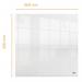 Nobo Transparent Acrylic Mini Whiteboard Desktop 450x450mm 1915617 NB62107