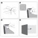 Nobo Transparent Acrylic Mini Whiteboard Desktop 600x450mm 1915618 NB62108