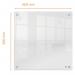 Nobo Transparent Acrylic Mini Whiteboard Wall Mount 450x450mm 1915620 NB62110