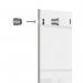Nobo Transparent Acrylic Mini Whiteboard Wall Mount 450x450mm 1915620 NB62110