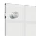 Nobo Transparent Acrylic Mini Whiteboard Wall Mount 450x450mm 1915620 NB62110