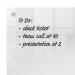 Nobo Transparent Acrylic Mini Whiteboard Wall Mount 600x450mm 1915621 NB62111