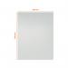 Nobo Frameless Magnetic Modular Whiteboard 600x450mm 1915656 NB63928