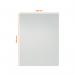 Nobo Frameless Magnetic Modular Whiteboard 600x450mm 1915656 NB63928
