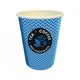 Cup 12oz Hot Drink Blue (Pack of 50) NU903006 NC58483