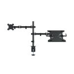 Neomounts Dual Monitor Arm Full Motion for Monitor Screen and Laptop Black FPMA-D550NOTEBOOK NEO44641
